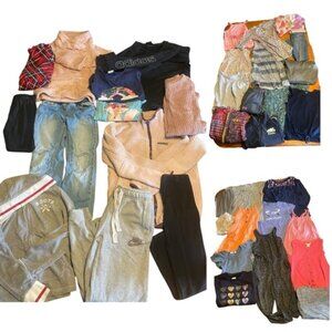 Girls 8 10 12 Bundle Clothing Lot 8 Yrs 10 12 Shirts Dresses Summer Pjs Pants 10